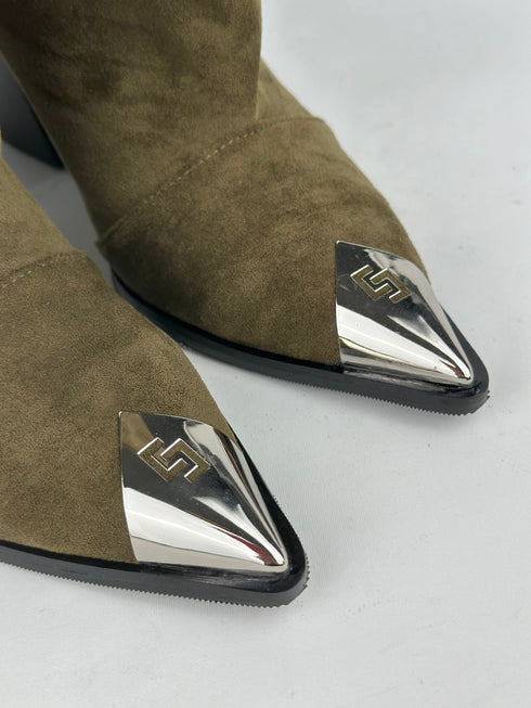 MATRIX SÜET HAKİ YEŞİL ÇİZME 🖤